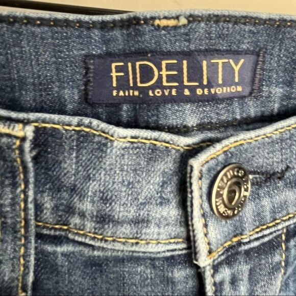 Fidelity Belladonna Mid Rise Bootcut jeans (hemmed) Size 25 - Picture 14 of 14